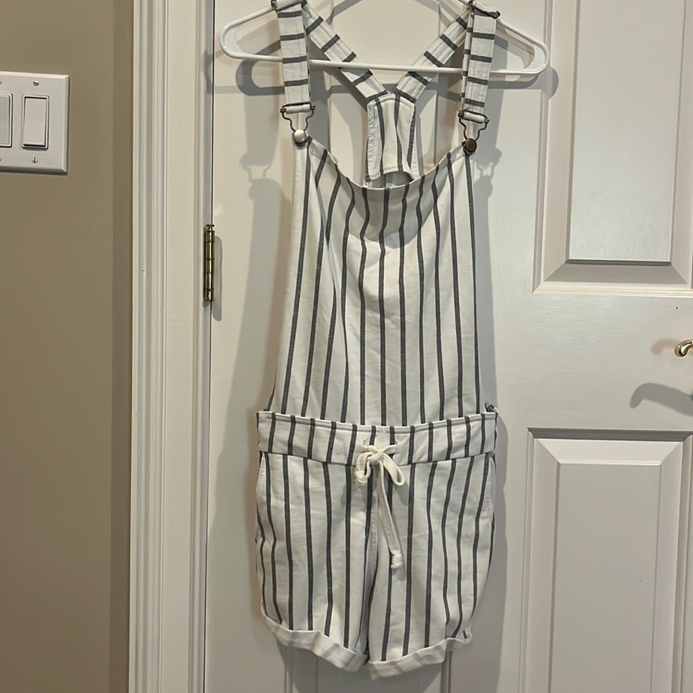 Ocean Drive, Overall Romper, Medium